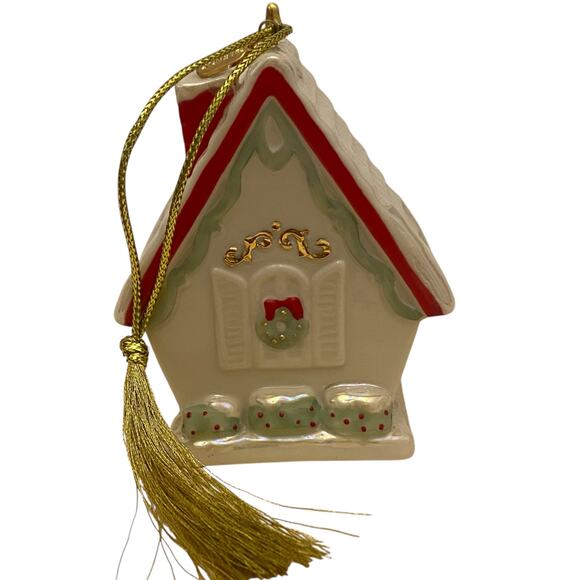 NWT Lenox "Bless Our Home" Christmas ornament "2010" - Holiday Cardinal Ceramic - Picture 11 of 16